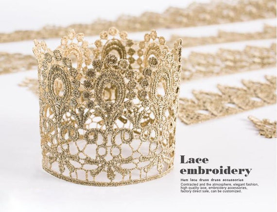 Guipure Lace Trim Embroidered Corded Lace Edging Trimmings Lace Ribbon DIY Baby Crown Headpiece Bridal Wedding Dress Craft Making 1 Yard - Etsy Guipure Lace Trim Embroidered Corded Lace Edging Trimmings Lace Ribbon DIY Baby Crown Headpiece Bridal Wedding Dress Craft Making 1 Yard - Etsy