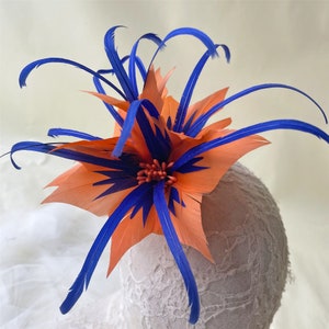 Bouquet di piume di fiori di piume personalizzato, fiori finti, montatura per modisteria, ascot d’oca, creazione di cappelli, accessori da sposa fai da te, artigianato, 1 pezzo