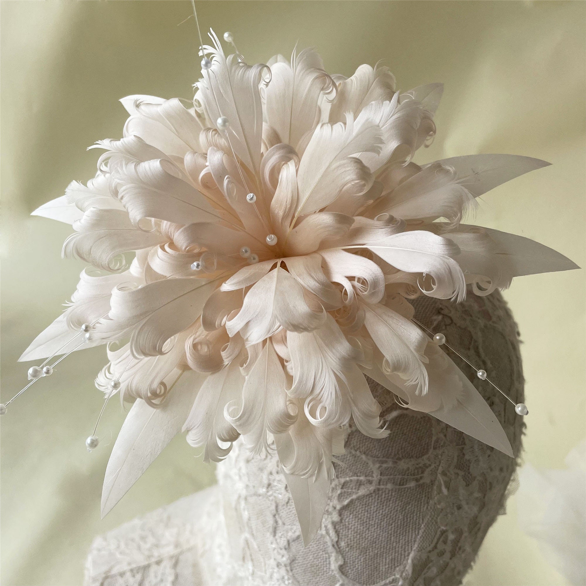 August Hats Freesia Fine Millinery Collection HSF #15: 1920s Wide Brim Hat – The Quintessential Clothes Pen main image 4