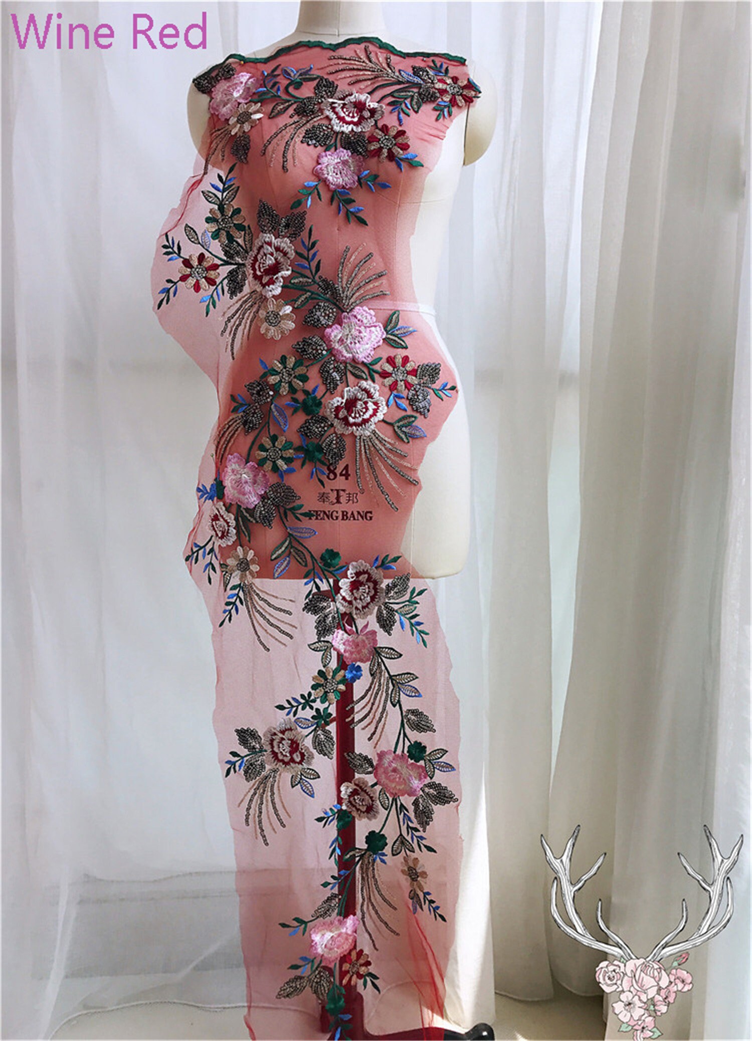 Bowknot cross back lace up flower applique top