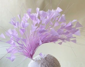 Natural Dyed Feather Flower Mount Bouquet Faux flowers Millinery Goose Feathers for Kentucky Derby Ascot Hat Making Fascinators 1 Piece