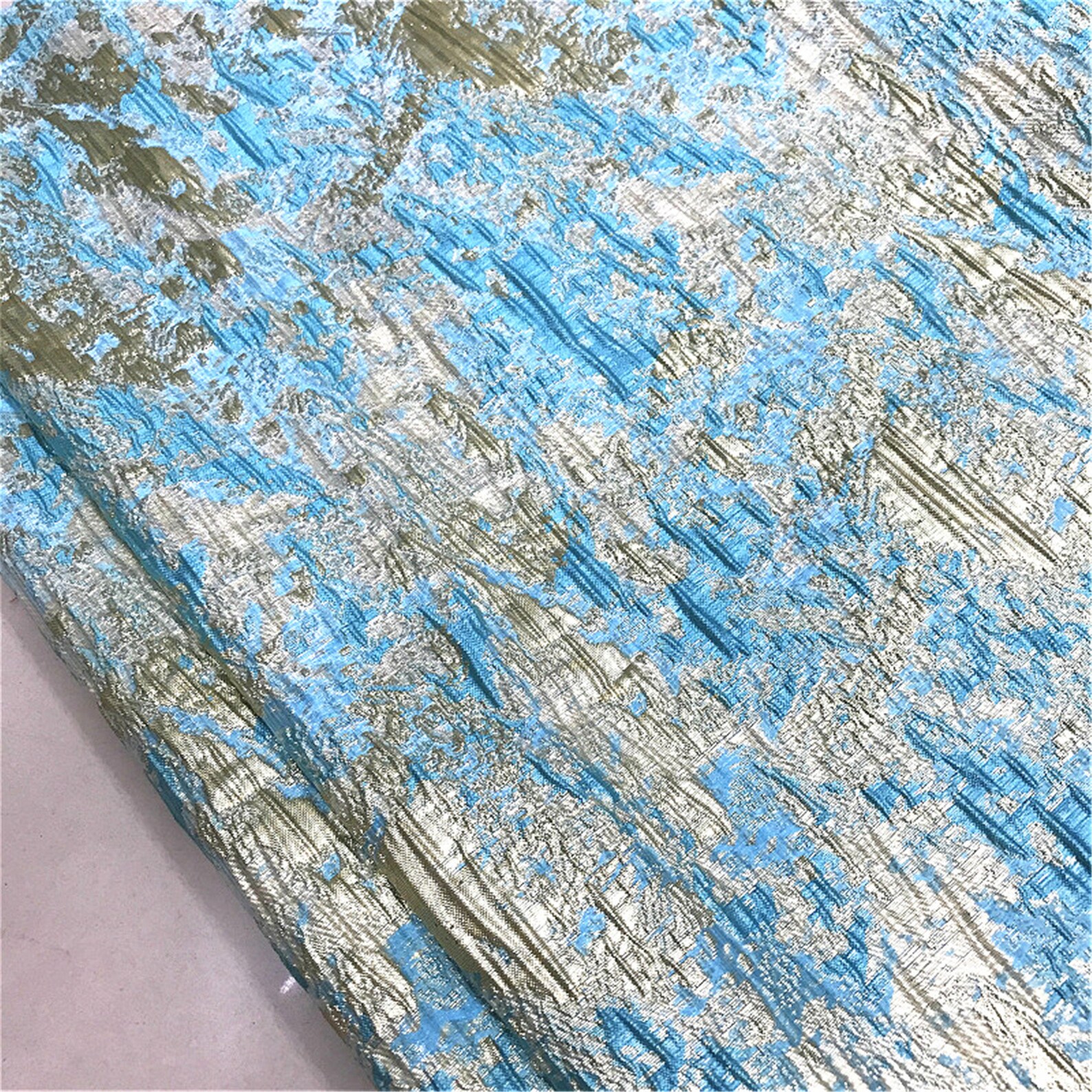 High End Floral Jacquard Fabric Polyeter Cotton Brocade - Etsy