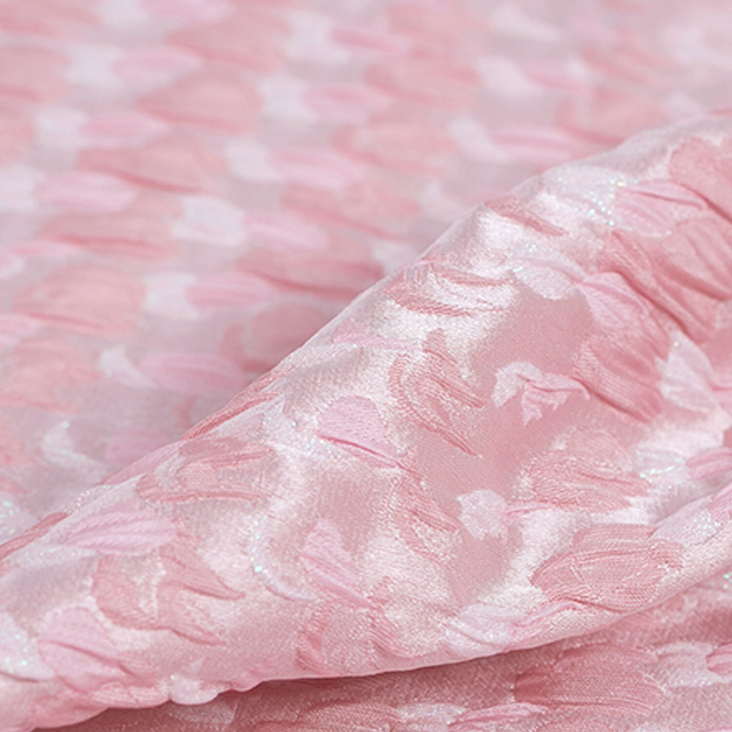 Pink Jacquard Fabric Brocade Fabric Embossed Style Fabric | Etsy