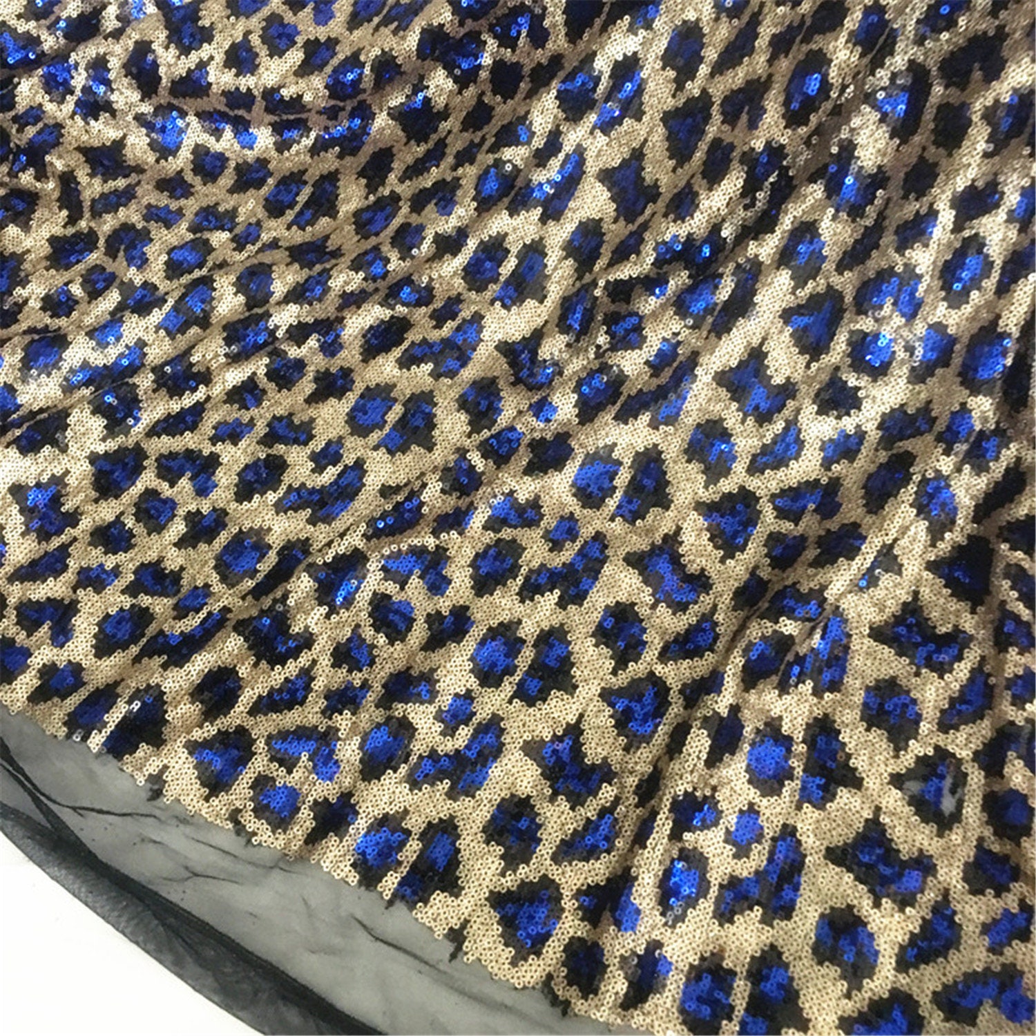 sequin animal print