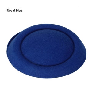 Round Sinamay Button Fascinator Hat Base for Millinery & Hat Making 6.3&quot; Diameter