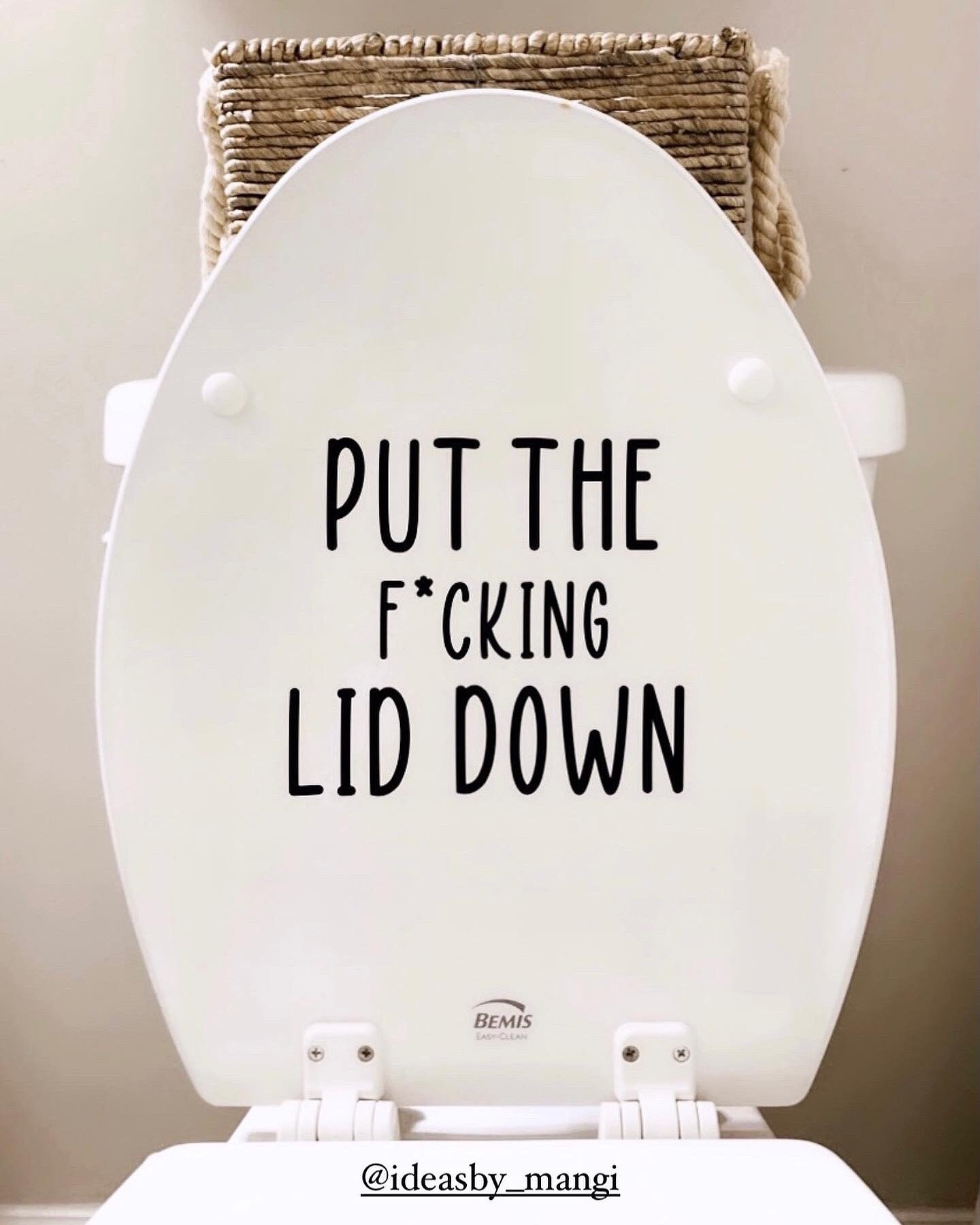 Toilet Decal Stickers Bathroom Decor Vinyl Decals Funny Etsy Ireland