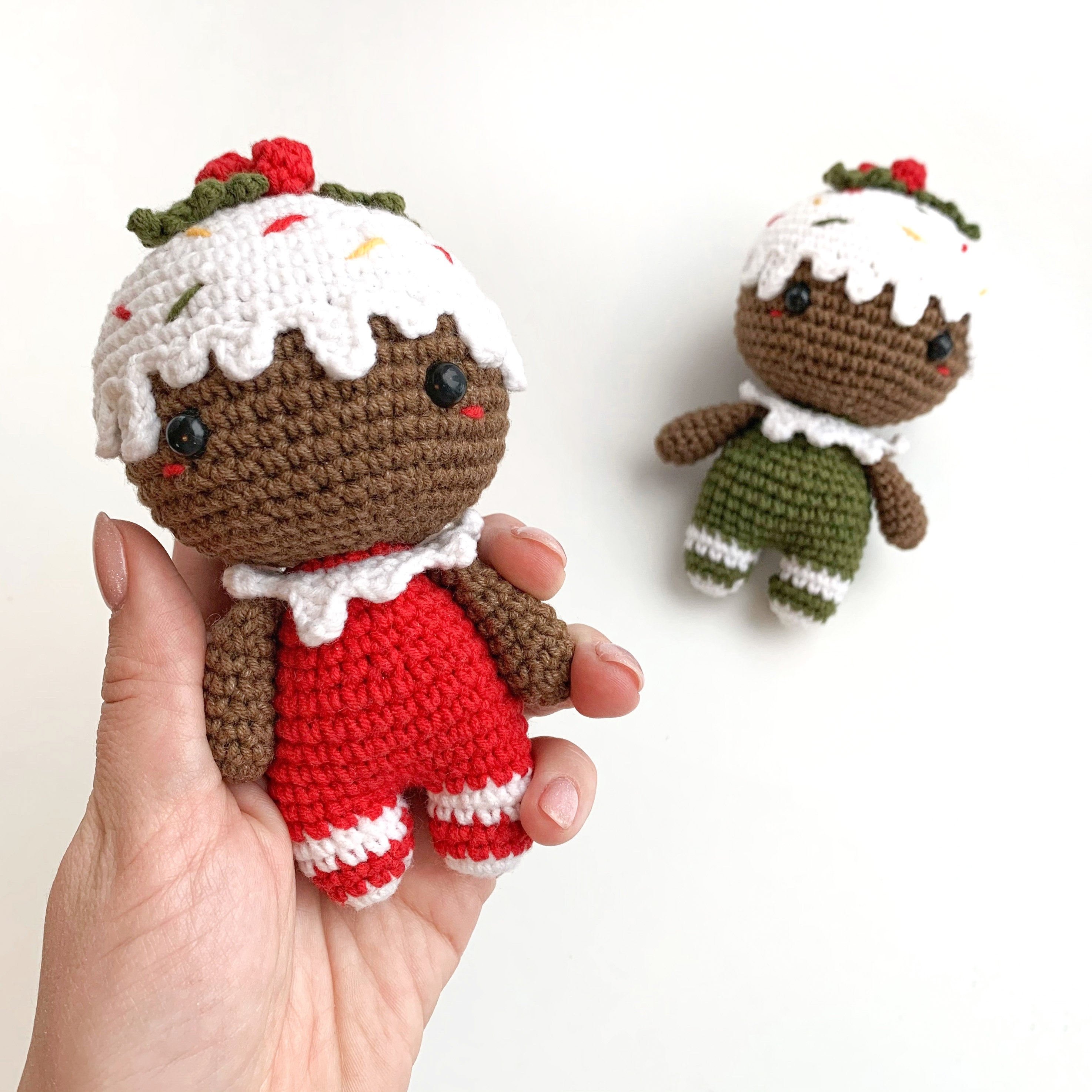 Amigurumi christmas pudding PATTERN Crochet pudding toy | Etsy