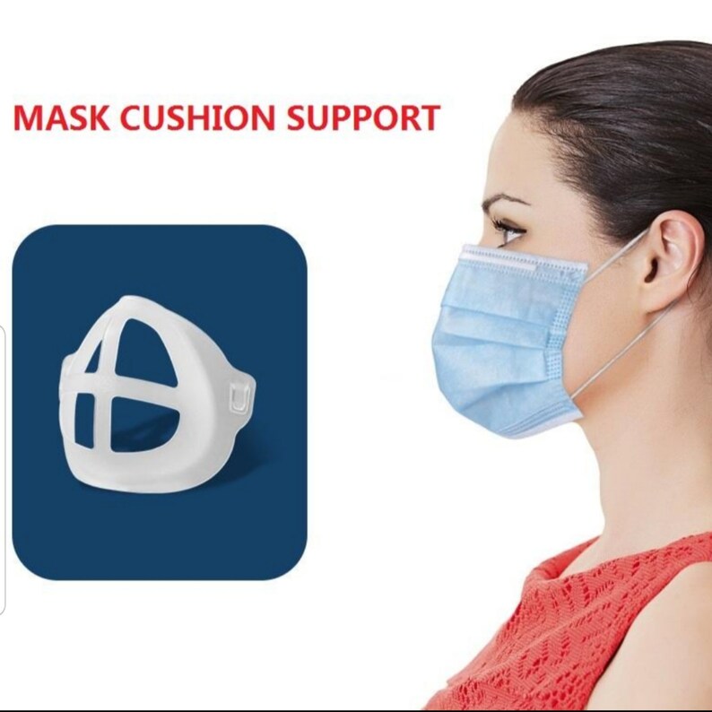 Face Mask Bracket Inner Support Frame Silicone Mask Holder Etsy