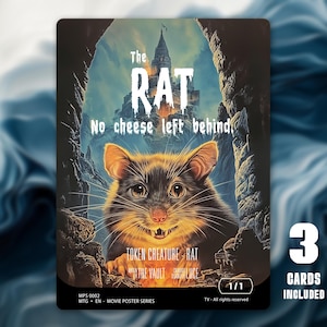 MTG Token Rat 1/1 x3 - Movie Poster Series - MPS0002