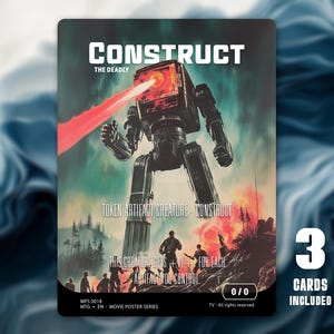 Token MTG Construction 0/0 x3 - Movie Poster Series - MPS0018