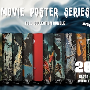 Complete Set of 20 MTG Tokens - Movie Poster Series