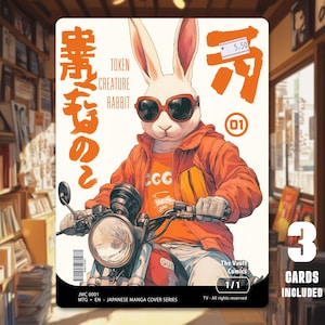 Token MTG Lapin 1/1 x3 - Japanese Manga Cover Series - JMC0001
