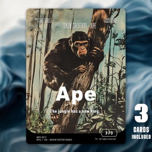 Token MTG Singe 3/3 x3 - Movie Poster Series - MPS0017