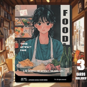 Token MTG Nourriture x3 - Japanese Manga Cover Series - JMC0007