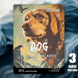Token MTG Chien 1/1 x3 - Movie Poster Series - MPS0007