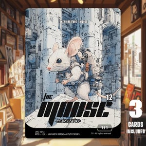 MTG Token Mouse 1/1 x3 - Japanese Manga Cover Series - JMC0012