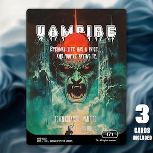 Token MTG Vampire 1/1 x3 - Movie Poster Series - MPS0003