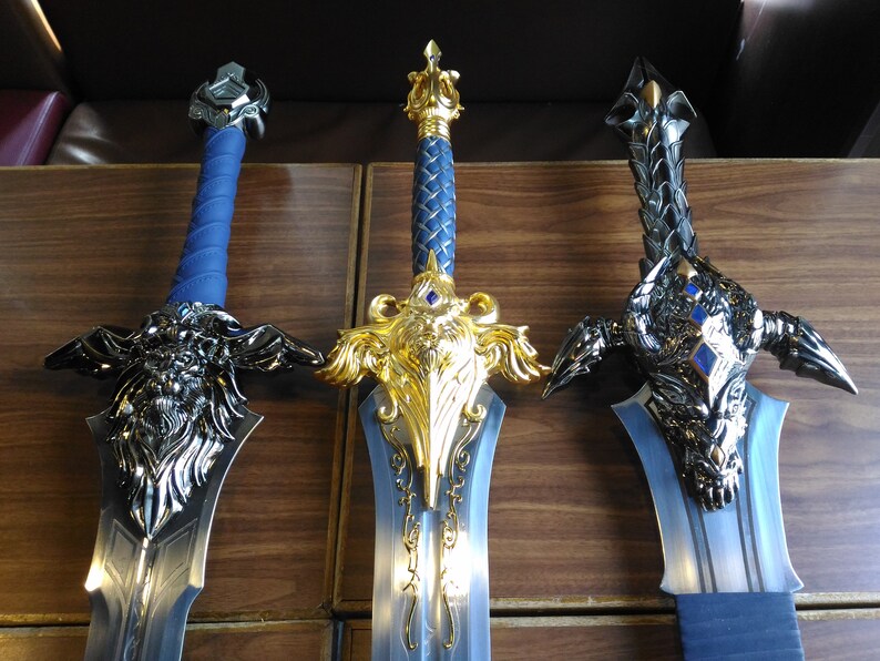 11 King Llane's Gold Sword cosplay World of Warcraft Etsy