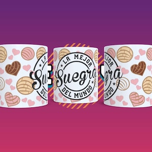 15oz Coffee Mug / La Mejor Suegra Del Mundo/ The Best Mother in Law Of The World/Funny Spanish Speaker Gift Mug/Christmas Mug Gif