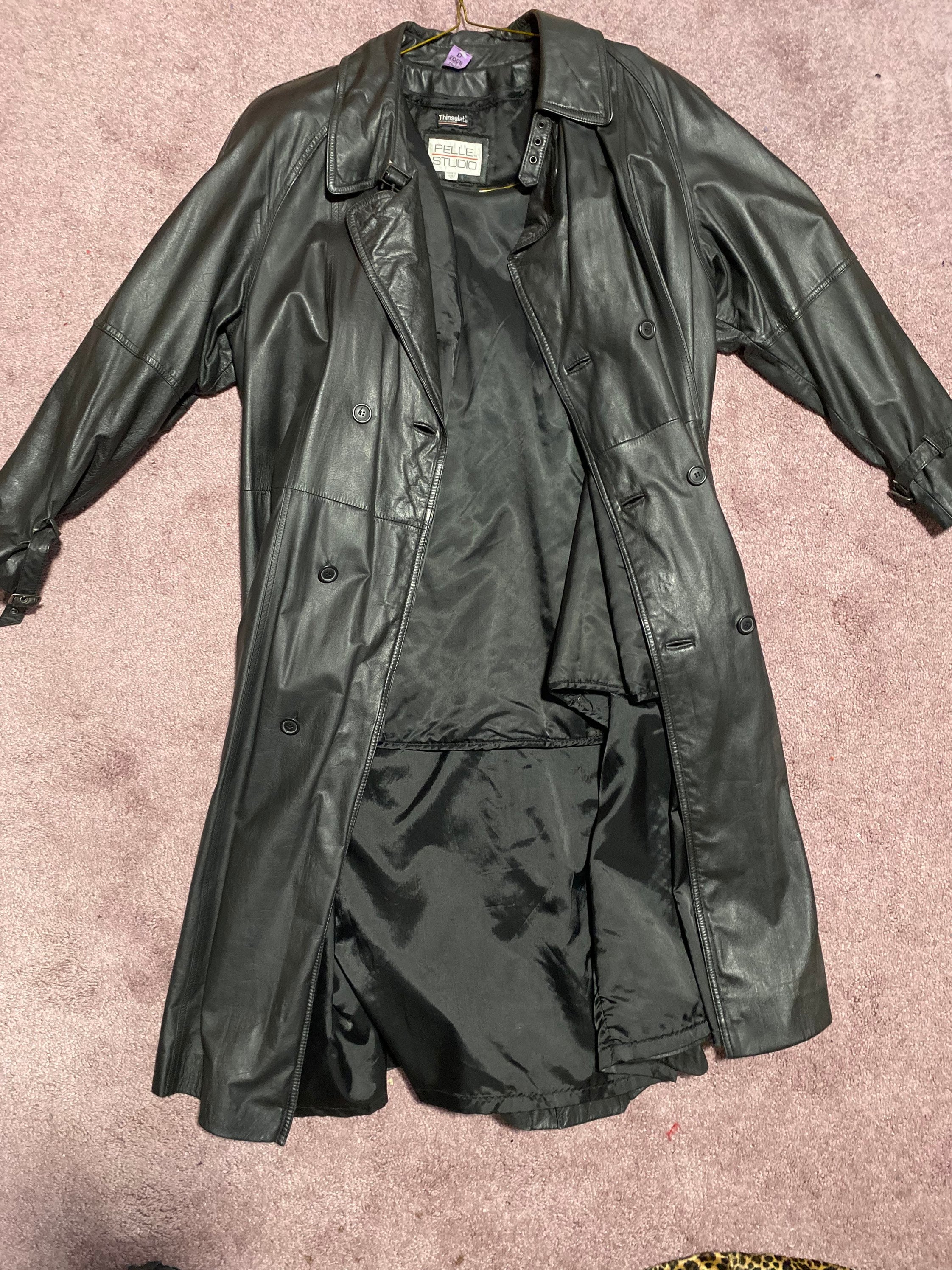 Pelle Studios Trenchcoat - Etsy