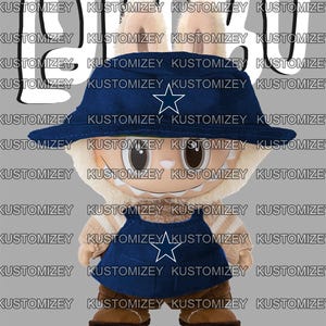 Labubu Dallas Cowboys Sofortiger Download PNG