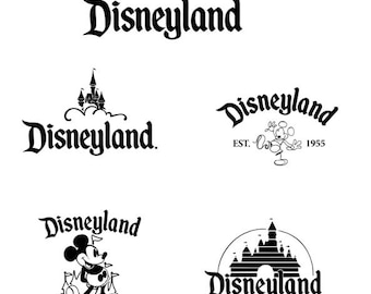 Disneyland Text SVG, Alphabet, Font (Digital Download)