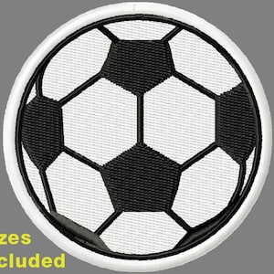Voetbalborduurwerk - MEERDERE MATEN - machineborduurontwerp, borduurpatronen, borduurbestanden, direct downloaden