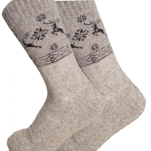 Wool Socks for Men and Women Crew Socks Warmest Wool Socks Virgin New Wool Socks Christmas Gift Mongolian Wool Socks