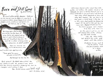 To burn and still grow