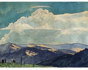 Pyrocumulus, Columbia Plateau