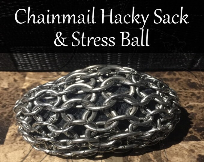 Chainmail Hacky Sack & Stress Ball Etsy