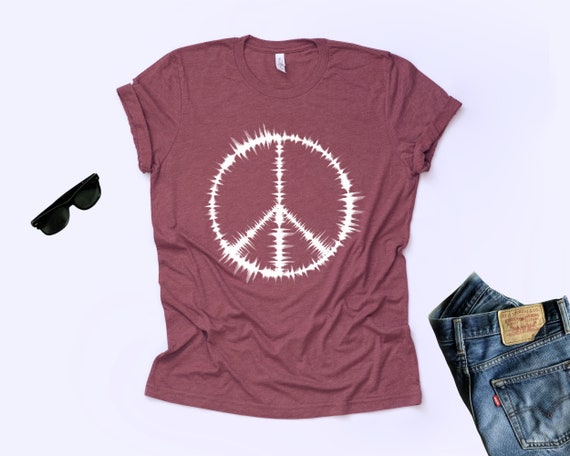 peace shirt hippie