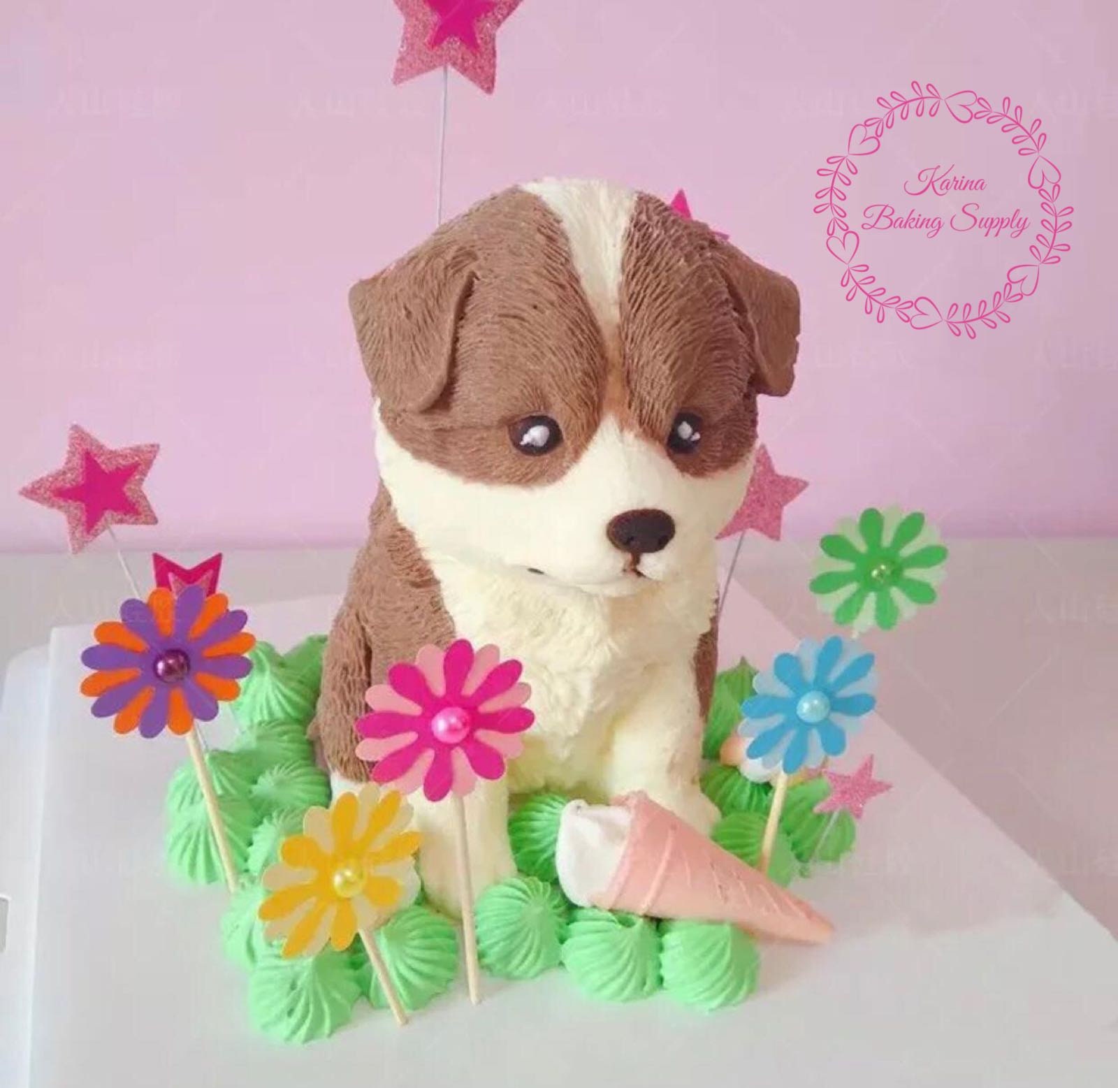 puppy cake mold