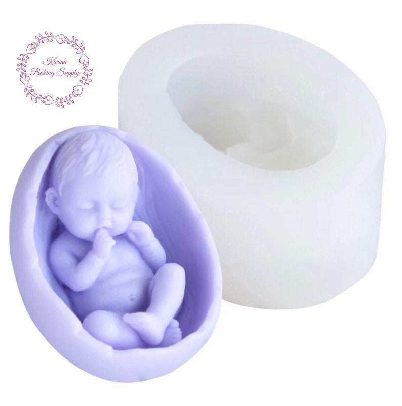 3D Baby Mold Baby Silicone Mold Soap Mold Silicone Mold Etsy
