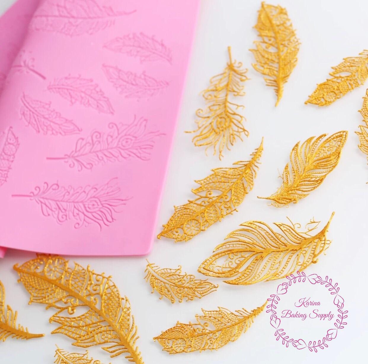 Lace Leaf Silicone Mold Lace Leaf Silicone Mould Chocolate Etsy