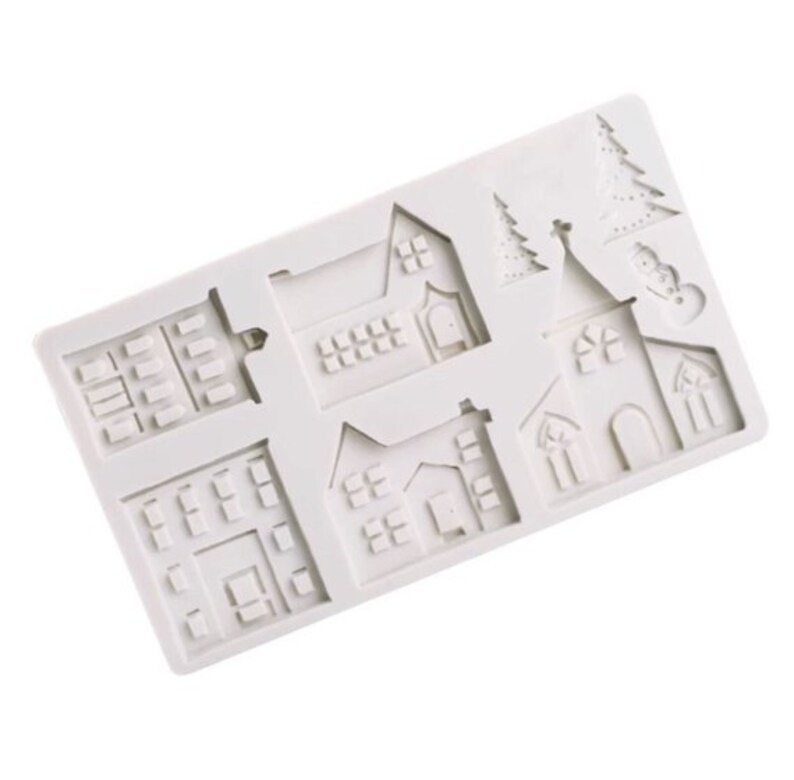 8 Cavities Gingerbread House Silicone Mold House Mould - Etsy Australia