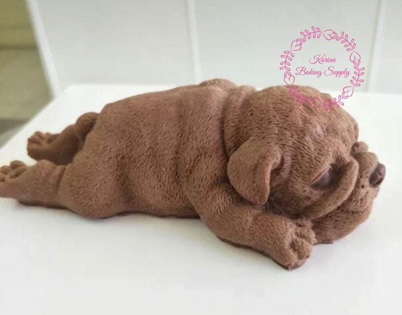 silicon mold cake mold silicone mold soap mold chocolate mold a* 3D bulldog mold 3D puppy mold cake mold silicone mould