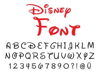 disney font, disney alphabet, disney letters, alphabet font, alphabet, letters, svg, png, dxf font, file for cricricut