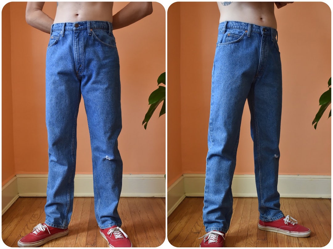 カラー㊝ 【濃紺バキバキ!ゴールデンサイズ!】80s 505 W33L32 Levi´s
