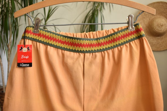 Vintage 50s 60s Deadstock Campus Swim Shorts // M… - image 4