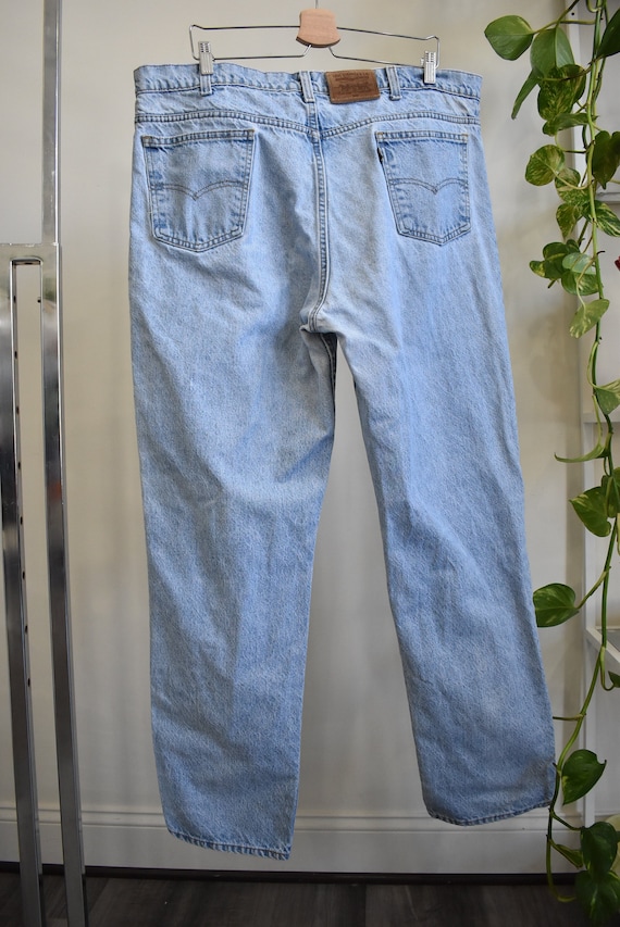 パンツ 90s Levis 540 yarn-dyed made in usa Vintage 90s Levis 540 Relaxed Fit Jeans, Levis Light Wash