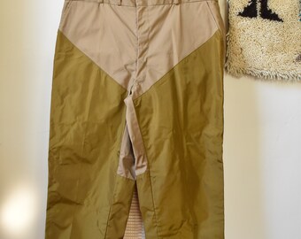 Vintage 60s Deadstock Hunting Pants Double Knee // Midcentury Mens Duxbak Birding Brush Field Slacks USA Workwear Talon 42 // 40 42 Waist