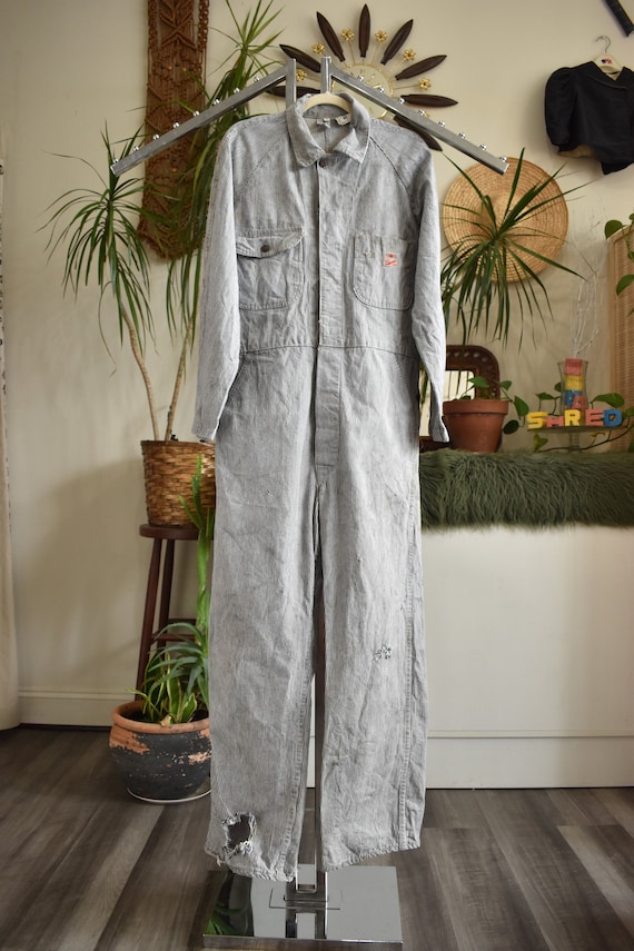 ジャケット・アウター Porter Classic HICKORY STRIPE COVERALLS Porter Classic(ポータークラシック) STEINBECK HICKORY STRIPE