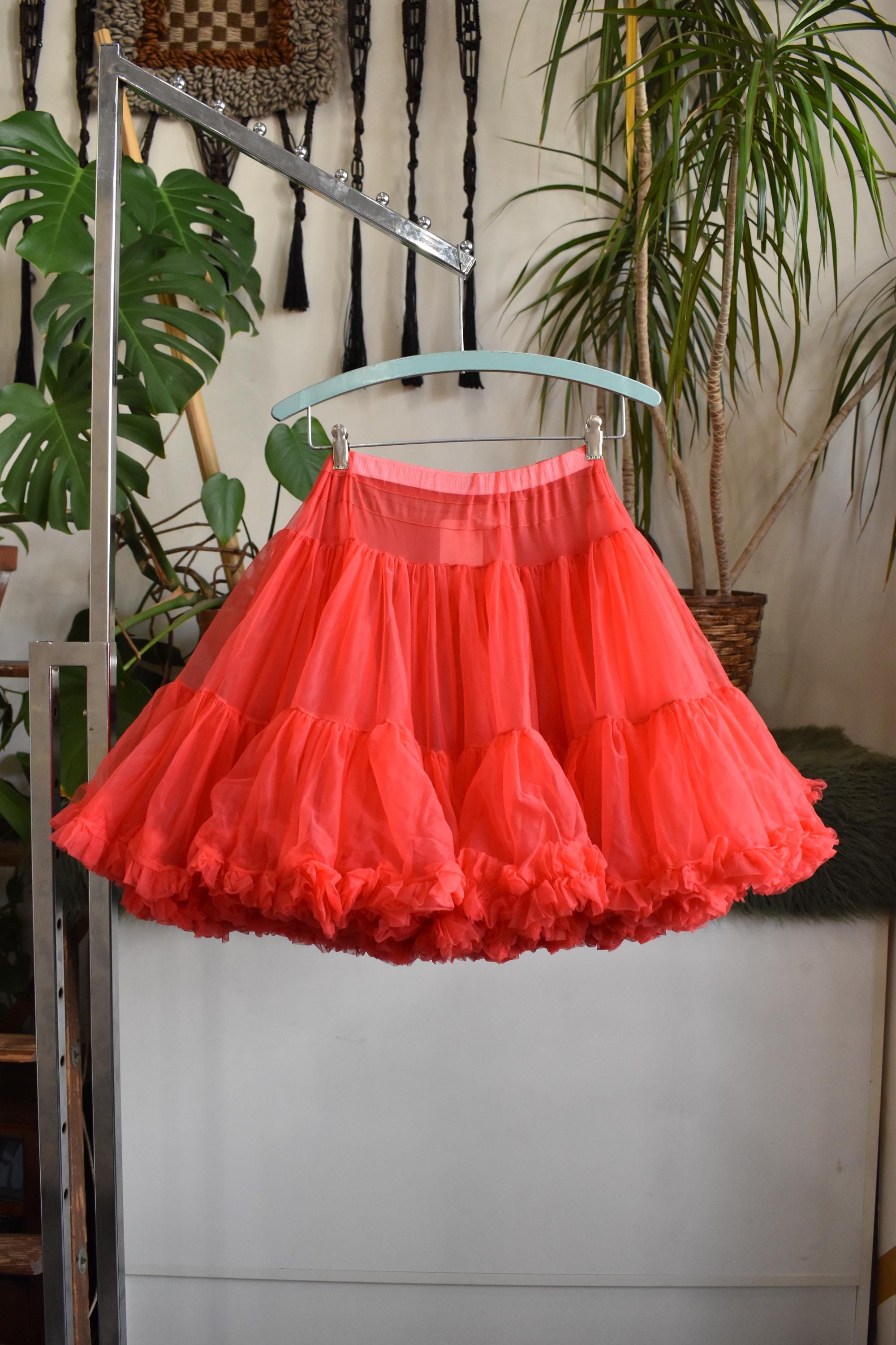 Red Chiffon Tutu Skirt Baby Pink Skirt Kirei Sui Baby Chiffon Tutu