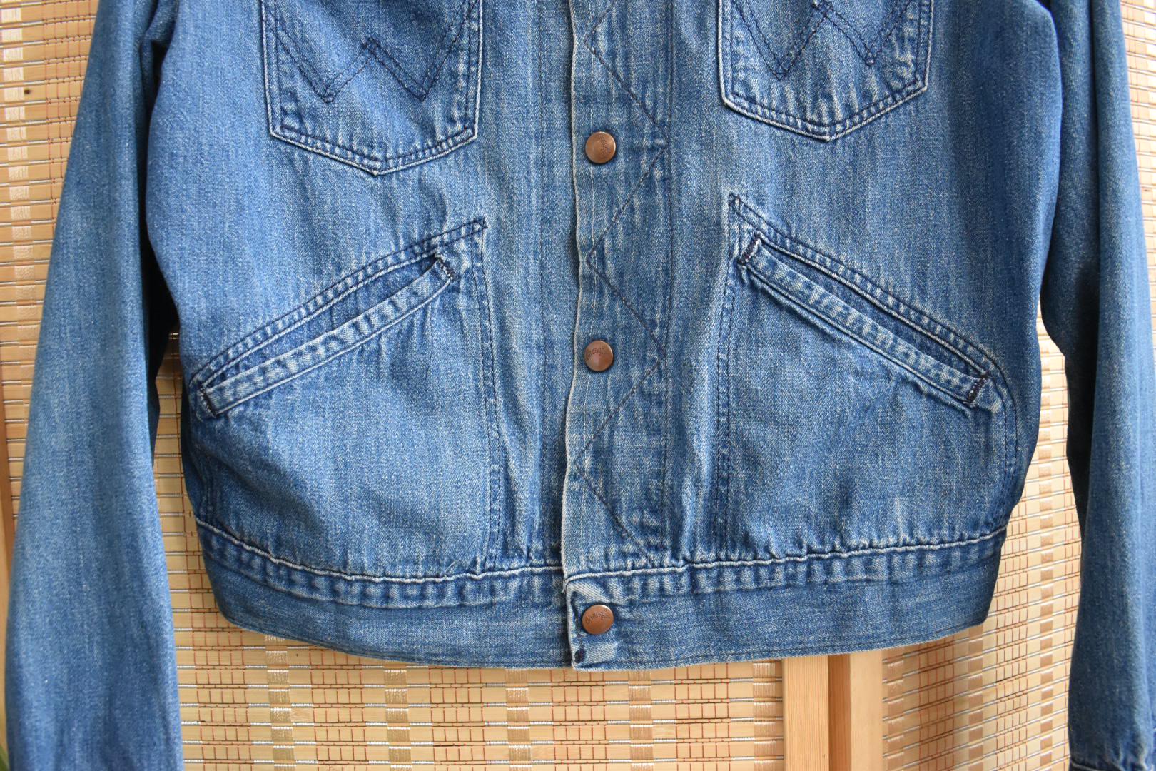 50s 60s Wrangler 124 MJ Denim Western Selvedge Jacket