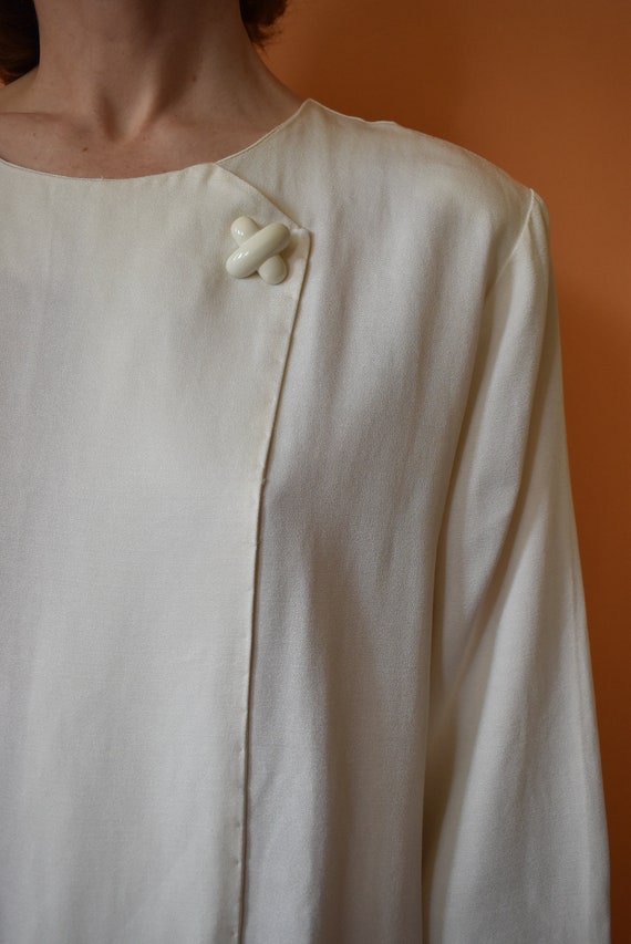 80s Minimalist Sack Dress // Fits All // Vintage … - image 10