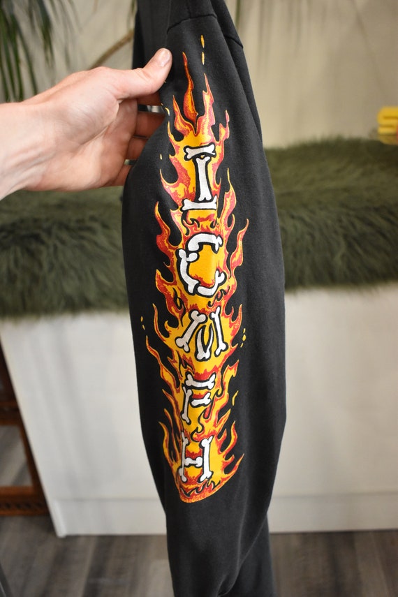 80s 90s Ice Cream Man From Hell Motorcycle Flames Sku… Gem