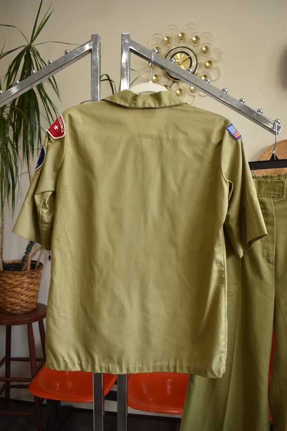 Vintage 1970s Boy Scouts Uniform // Wide Leg Bell… - image 7