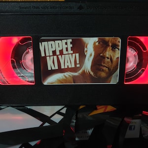 Retro VHS Lamp,Die Hard,Night Light Stunning Collectible, Top Quality!Amazing Gift Idea For Any Movie Fan,Man Cave Ideas! image 1