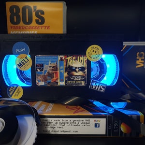 Retro VHS Lamp,The Imp,Top Quality Amazing Gift  For Any Movie Fan,Man Cave Ideas or Pick your own Movie